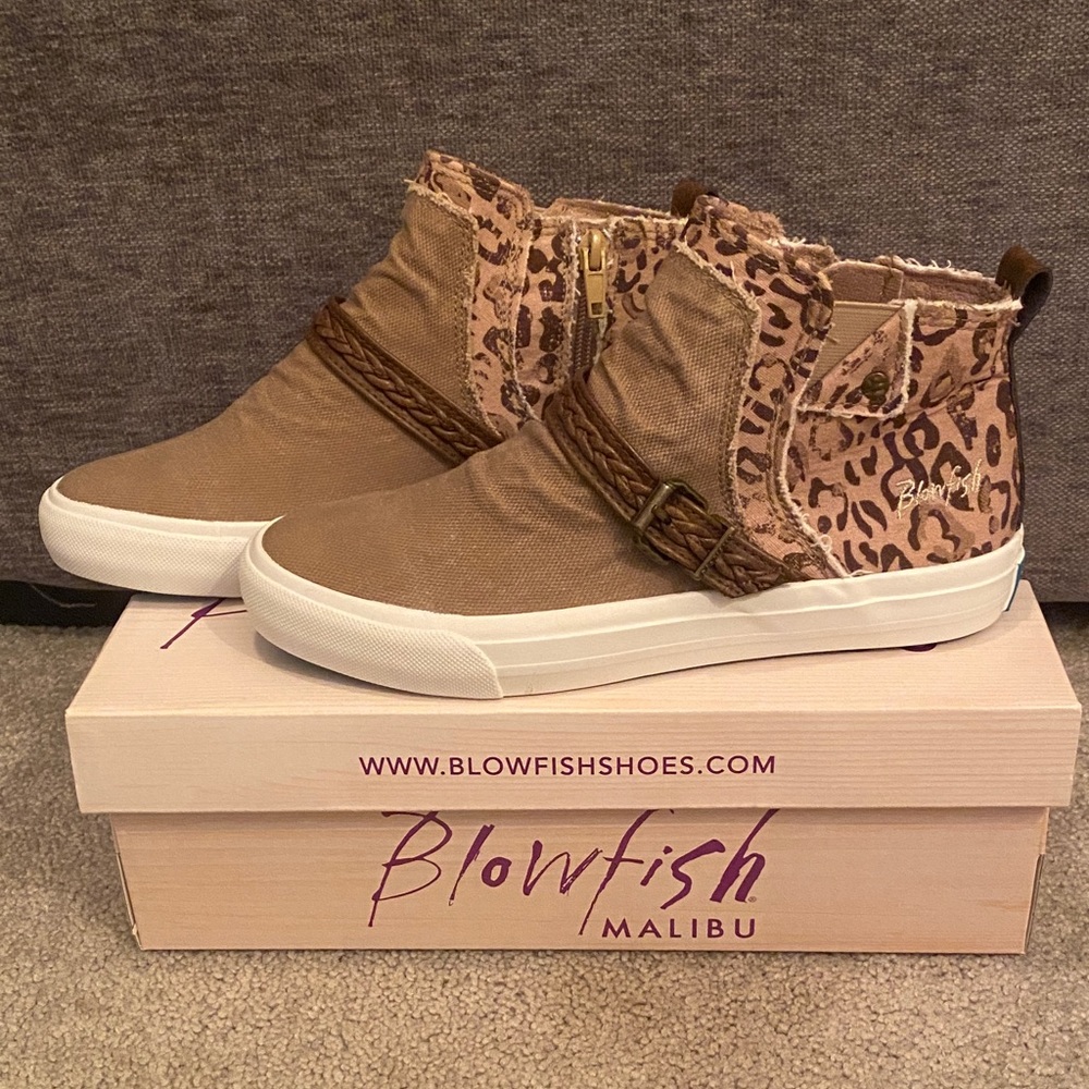 Blowfish Women's Brown High-Top Sneakers - Picture 2 of 7